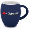 Cobalt 16 oz. Matte Barrel Ceramic Coffee Mug