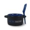 Black / Ocean Blue 12 1/2 oz Hilo Ceramic Soup Mug with Spoon