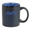 Black / Ocean Blue 11 oz Hilo Hartford Two Tone Ceramic Coffee Mug