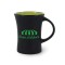 Black / Rye Green 10 oz Hilo Two Tone Ceramic Coffee Mug