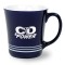 Cobalt Blue / White 16 oz Buckingham Ceramic Coffee Mug