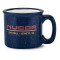 Cobalt Blue / White 15 oz Campfire Speckle Ceramic Coffee Mug