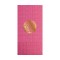 Hot Pink Foil Stamped Moire Guest Towel