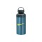 Light Blue / Black 20 oz. Aluminum Screw Cap Water Bottle