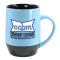 Light Blue / Black 17 oz Washington Ceramic Coffee Mug