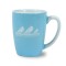 Light Blue 12 1/2 oz Challenger Ceramic Coffee Mug