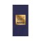Navy Blue Foil Stamped 3 Ply Colored Guest Towel