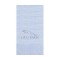 Baby Blue Embossed Moire Guest Towel