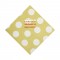 Big Dots Kiwi Foil Stamped 3-Ply Pattern Luncheon Napkin