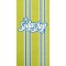 Candy Stripe Green 3-Ply Pattern Guest Towel