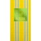 Candy Stripe Yellow Foil Stamped 3-Ply Pattern Guest Towel