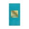 Caribbean Blue Foil Stamped 3 Ply Colored Guest Towel