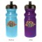 Light Blue / Violet / Black 20 oz Sun Color Changing Cycle Bottle (Full Color)