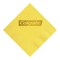 Light Yellow Foil Stamped 3 Ply Colored Dinner Napkin
