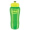 Neon Green / Yellow 26 oz. Wave Poly-Clean(TM) Bottle