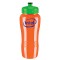 Neon Orange / Neon Green 26 oz. Wave Poly-Clean(TM) Bottle