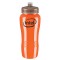 Neon Orange / Smoke 26 oz. Wave Poly-Clean(TM) Bottle