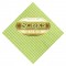 New Vichy Green Foil Stamped 3-Ply Pattern Beverage Napkin
