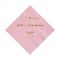 New Vichy Rose Foil Stamped 3-Ply Pattern Beverage Napkin