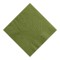 Olive Green Embossed 3 Ply Colored Beverage Napkin