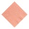 Pale Pink Embossed 3 Ply Colored Beverage Napkin