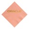 Pale Pink Foil Stamped 3 Ply Colored Luncheon Napkin