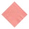 Pretty Pink Embossed 3 Ply Colored Luncheon Napkin