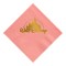 Pretty Pink Foil Stamped 3 Ply Colored Beverage Napkin
