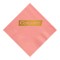 Pretty Pink Foil Stamped 3 Ply Colored Dinner Napkin