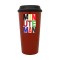 Rust Red / Black 14oz Acrylic Double Wall on the Go Tumbler - Full Color 