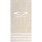 Stripe Border Natural 3-Ply Pattern Guest Towel