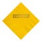 Sunshine Yellow Foil Stamped 3 Ply Colored Dinner Napkin