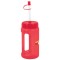 Transparent Red 16 oz. Handle Water Bottle