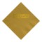 Gold Foil Stamped 3 Ply Colored Dinner Napkin