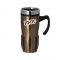 Graphite / Black 16 oz Comfort Grip Stainless Steel Travel Mug