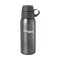 Graphite / Black 24 oz Dual Top Stainless Steel Water Bottle