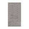 Gray Embossed Moire Guest Towel