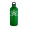 Green / Black 20 oz Sport Flask Aluminum Water Bottle