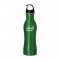 Green 25 oz Contour Stainless Steel Drinking Bottle