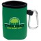Green Collapsible Koozie(R) Can Kooler with Carabiner