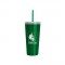 Green Stainless Insulated Sipper Cup