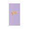 Lilac Foil Stamped Linun Guest Towel-Lilac