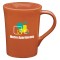 Orange 11 oz. Ceramic Horizon Coffee Mug