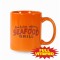 Orange 10 1/2 oz Orange or Red Vitrified Restaurant Ceramic Coffee Mug