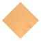 Peach Embossed 3 Ply Colored Beverage Napkin
