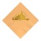 Peach Foil Stamped 3 Ply Colored Beverage Napkin