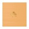Peach Foil Stamped Linun Luncheon Napkin