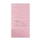 Pink Embossed Moire Guest Towel