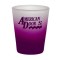 Purple / Clear 1.5oz 2 Tone Frosted Shot Glass