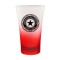 Red / Clear 2-Tone Frosted Glass Flair Cordial 